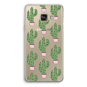 CaseCompany Cactus Lover: Samsung Galaxy A3 (2016) Transparant Hoesje