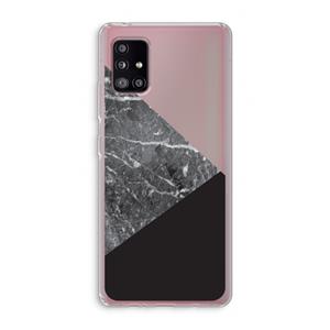 CaseCompany Combinatie marmer: Samsung Galaxy A51 5G Transparant Hoesje