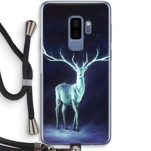 CaseCompany Nightbringer: Samsung Galaxy S9 Plus Transparant Hoesje met koord