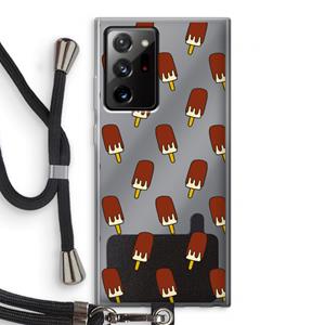 CaseCompany Yummy: Samsung Galaxy Note 20 Ultra / Note 20 Ultra 5G Transparant Hoesje met koord