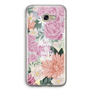 CaseCompany Kindness matters: Samsung Galaxy A5 (2017) Transparant Hoesje