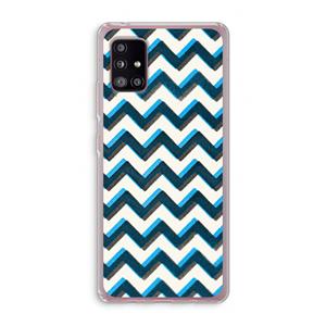 CaseCompany Onderbroken lijn: Samsung Galaxy A51 5G Transparant Hoesje