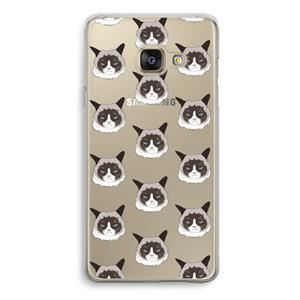 CaseCompany It's a Purrr Case: Samsung Galaxy A3 (2016) Transparant Hoesje