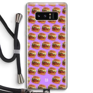 CaseCompany Giants: Samsung Galaxy Note 8 Transparant Hoesje met koord