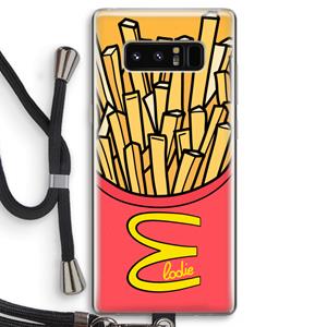 CaseCompany McElodie: Samsung Galaxy Note 8 Transparant Hoesje met koord