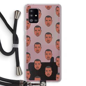 CaseCompany Kanye Call Me℃: Samsung Galaxy A51 5G Transparant Hoesje met koord