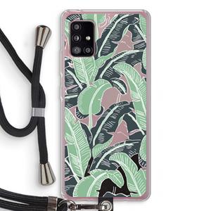 CaseCompany This Sh*t Is Bananas: Samsung Galaxy A51 5G Transparant Hoesje met koord