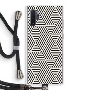 CaseCompany Magic pattern: Samsung Galaxy Note 10 Plus Transparant Hoesje met koord