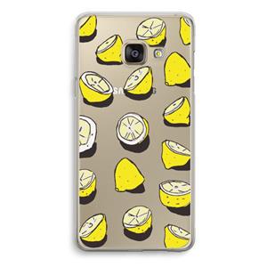 CaseCompany When Life Gives You Lemons...: Samsung Galaxy A3 (2016) Transparant Hoesje