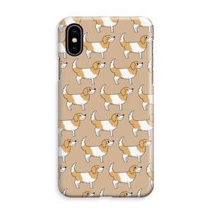 CaseCompany Doggy: iPhone XS Max Volledig Geprint Hoesje