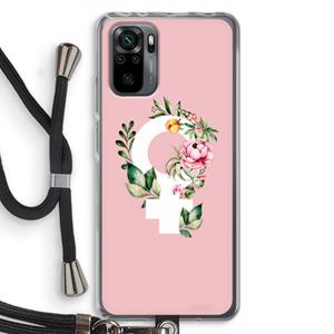 CaseCompany Venus: Xiaomi Redmi Note 10 Pro Transparant Hoesje met koord