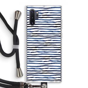 CaseCompany Verrassende lijnen: Samsung Galaxy Note 10 Plus Transparant Hoesje met koord