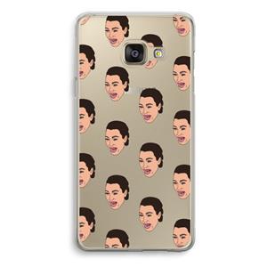 CaseCompany Ugly Cry Call: Samsung Galaxy A3 (2016) Transparant Hoesje