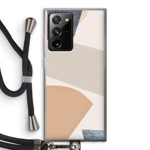 CaseCompany Formo: Samsung Galaxy Note 20 Ultra / Note 20 Ultra 5G Transparant Hoesje met koord