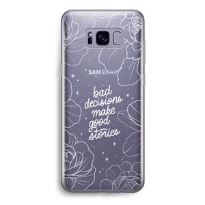 CaseCompany Good stories: Samsung Galaxy S8 Transparant Hoesje