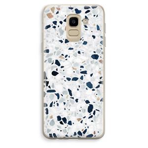 CaseCompany Terrazzo N°1: Samsung Galaxy J6 (2018) Transparant Hoesje