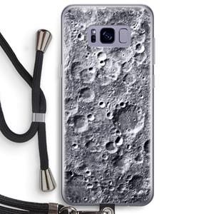 CaseCompany Maanlandschap: Samsung Galaxy S8 Plus Transparant Hoesje met koord