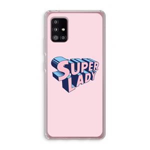 CaseCompany Superlady: Samsung Galaxy A51 5G Transparant Hoesje