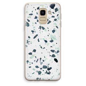 CaseCompany Terrazzo N°2: Samsung Galaxy J6 (2018) Transparant Hoesje