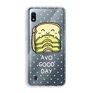 CaseCompany Avo Good Day: Samsung Galaxy A10 Transparant Hoesje