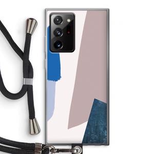 CaseCompany Lapis: Samsung Galaxy Note 20 Ultra / Note 20 Ultra 5G Transparant Hoesje met koord