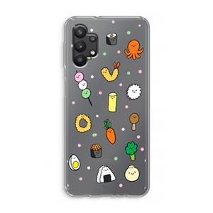 CaseCompany Happy bento friends: Samsung Galaxy A32 5G Transparant Hoesje