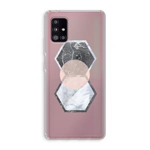CaseCompany Creatieve toets: Samsung Galaxy A51 5G Transparant Hoesje