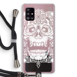 CaseCompany Seek & Destroy: Samsung Galaxy A51 5G Transparant Hoesje met koord