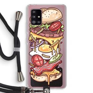 CaseCompany Diet Coke Please: Samsung Galaxy A51 5G Transparant Hoesje met koord