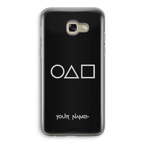 CaseCompany Squid Game: Samsung Galaxy A5 (2017) Transparant Hoesje