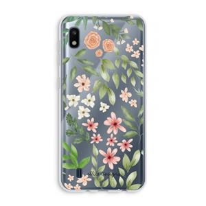 CaseCompany Botanical sweet flower heaven: Samsung Galaxy A10 Transparant Hoesje