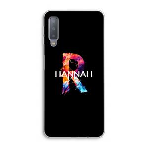 CaseCompany Abstract Spectrum: Samsung Galaxy A7 (2018) Transparant Hoesje