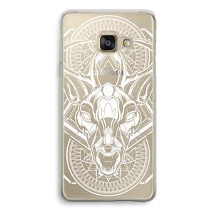 CaseCompany Oh Deer: Samsung Galaxy A3 (2016) Transparant Hoesje