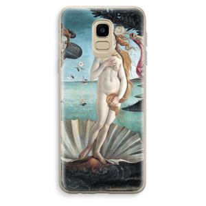 CaseCompany Birth Of Venus: Samsung Galaxy J6 (2018) Transparant Hoesje