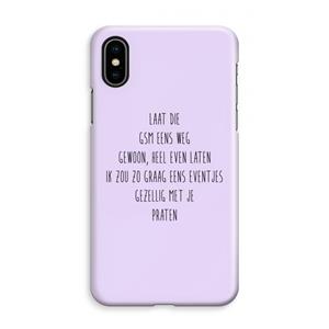 CaseCompany GSM: iPhone XS Max Volledig Geprint Hoesje