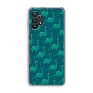 CaseCompany Diplodocus: Samsung Galaxy A32 5G Transparant Hoesje