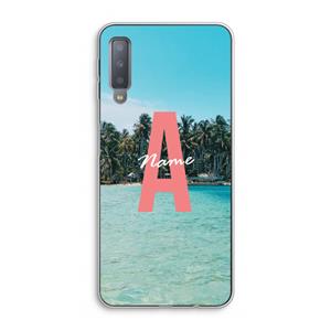 CaseCompany Pacific Dream: Samsung Galaxy A7 (2018) Transparant Hoesje