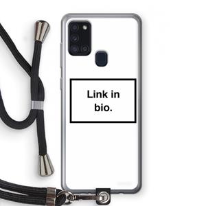 CaseCompany Link in bio: Samsung Galaxy A21s Transparant Hoesje met koord