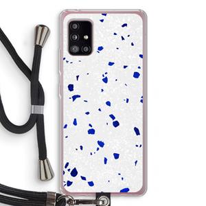 CaseCompany Terrazzo N°5: Samsung Galaxy A51 5G Transparant Hoesje met koord