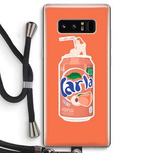 CaseCompany S(peach)less: Samsung Galaxy Note 8 Transparant Hoesje met koord