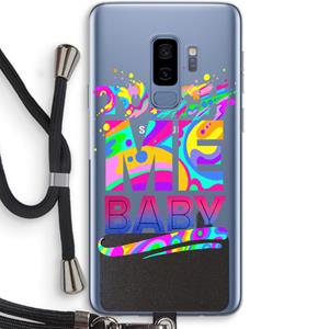 CaseCompany Touch Me: Samsung Galaxy S9 Plus Transparant Hoesje met koord