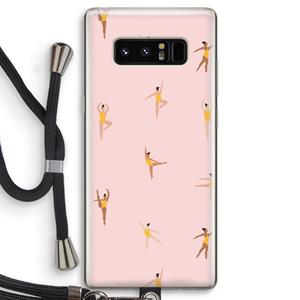 CaseCompany Dans #2: Samsung Galaxy Note 8 Transparant Hoesje met koord