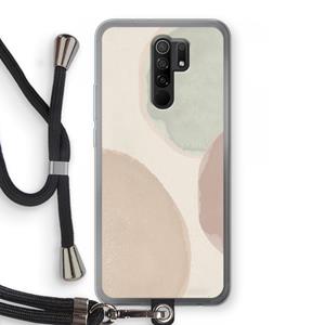 CaseCompany Geo #8: Xiaomi Redmi 9 Transparant Hoesje met koord