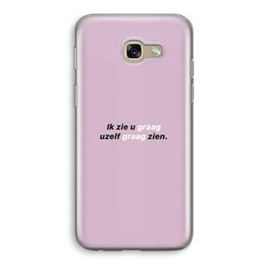 CaseCompany uzelf graag zien: Samsung Galaxy A5 (2017) Transparant Hoesje