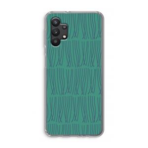 CaseCompany Swirls: Samsung Galaxy A32 5G Transparant Hoesje