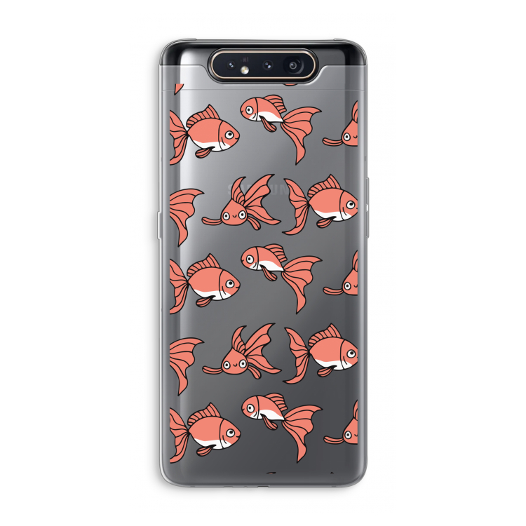 CaseCompany Blub: Samsung Galaxy A80 Transparant Hoesje