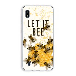 CaseCompany Let it bee: Samsung Galaxy A10 Transparant Hoesje