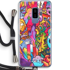 CaseCompany Dreams: Samsung Galaxy S9 Plus Transparant Hoesje met koord