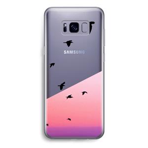 CaseCompany Fly away: Samsung Galaxy S8 Transparant Hoesje