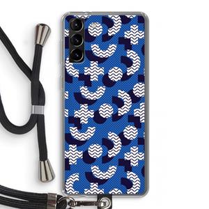 CaseCompany 8-bit N°5: Samsung Galaxy S21 Plus Transparant Hoesje met koord